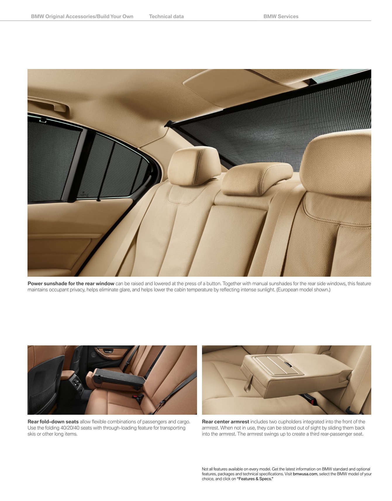 2014 BMW 3-Series Sedan Brochure Page 9